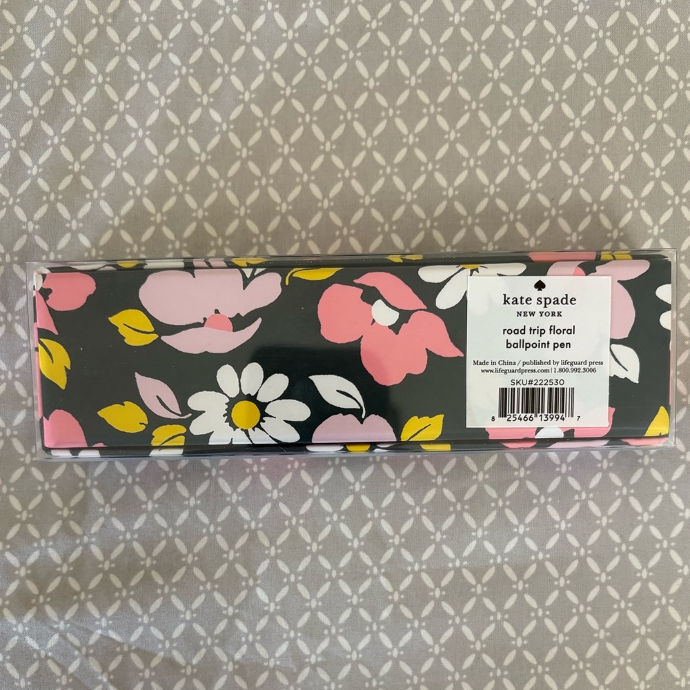 New Kate Spade Ballpoint Pen in Gift Box Road Trip Floral - Picture 5 of 9